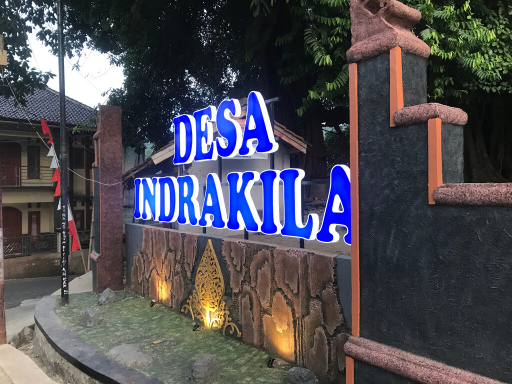 Penataan Taman Kembang Baros Desa Indrakila